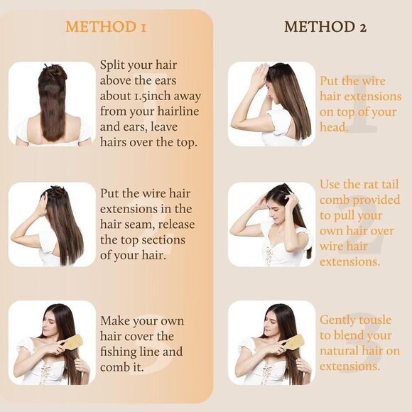 Hair Extensions 16 Inch 95g Remy Human Hair Extensions Invisible Transparent Lin - Picture 7 of 9